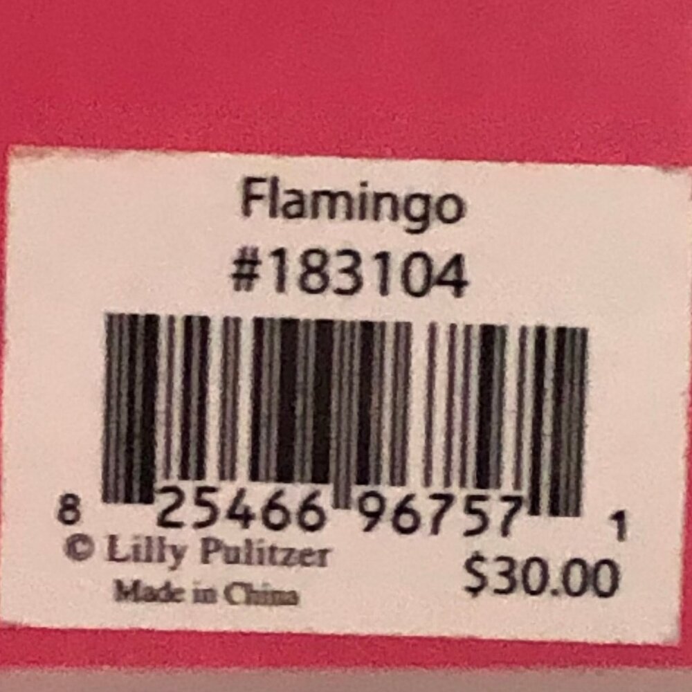 Lilly Pulitzer Travel Mug, Flamingo  18 ounces  (2.75" diameter, 8.5" high ) NEW - Picture 13 of 13
